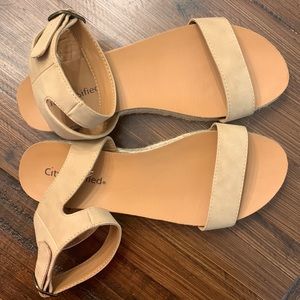 Nude sandals